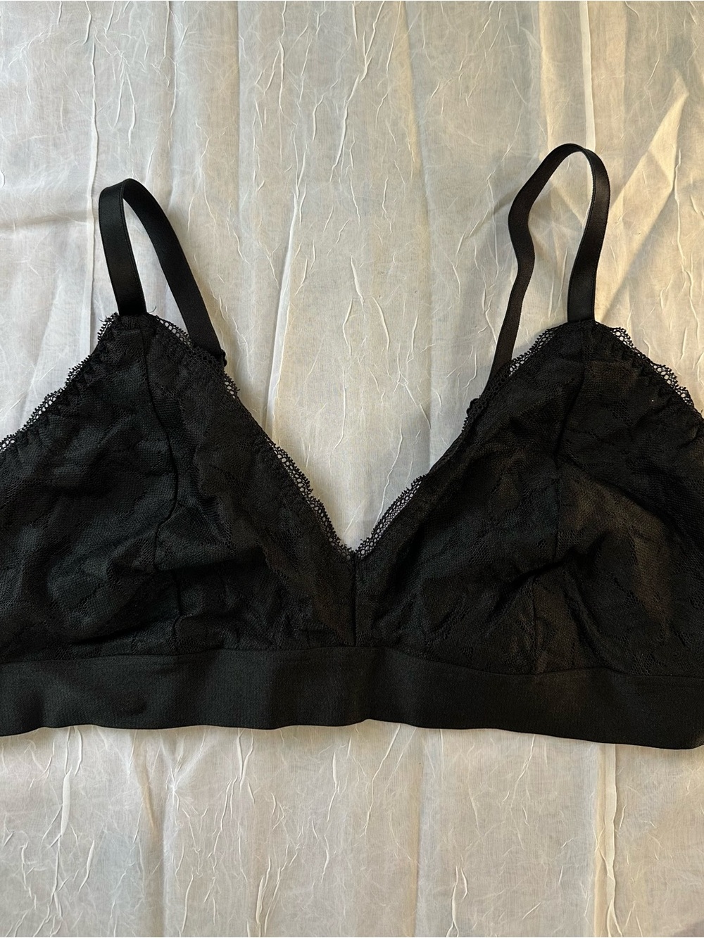 Victoria's Secret Black Lace Bralette